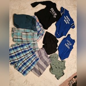 10 piece lot Boys clothes 18-24mos